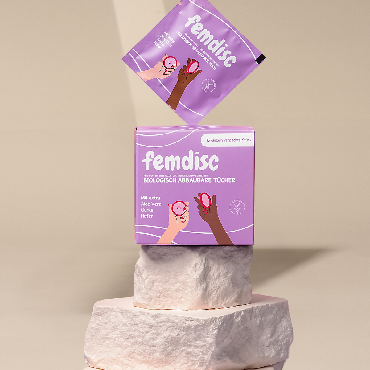 Lingettes nettoyantes femdisc